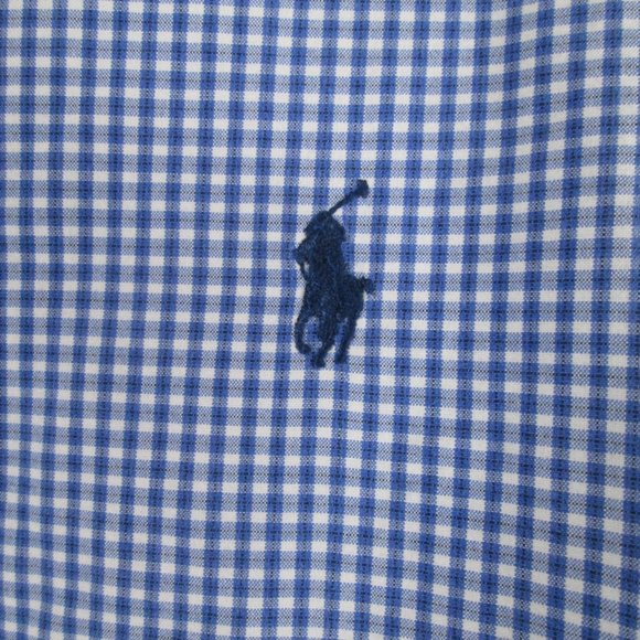 Ralph Lauren Blake 100% Two-Ply Cotton Button Down Long Sleeve Shirt  Me… - Picture 4 of 5